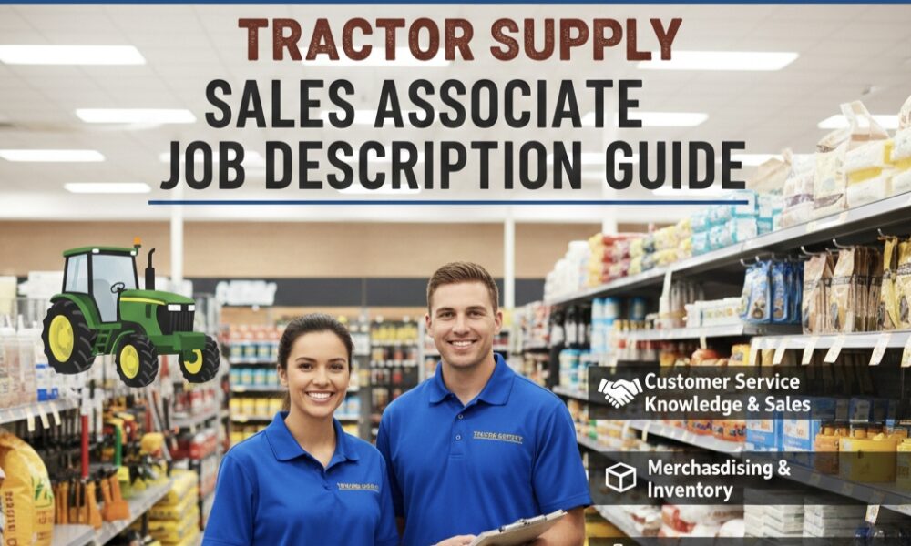 Tractor Supply Sales Associate Job Description Guide