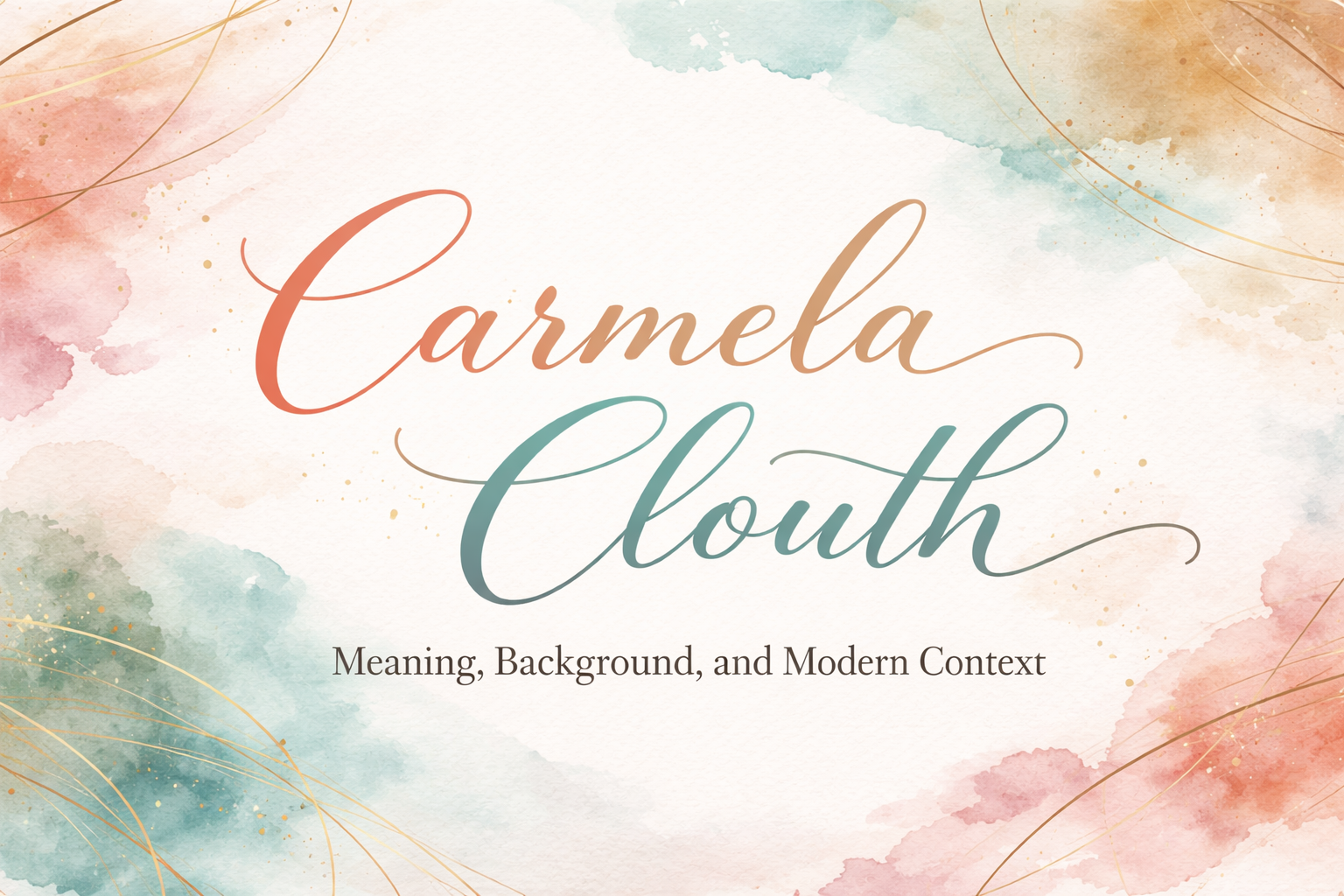 Carmela Clouth: Meaning, Background, and Modern Context
